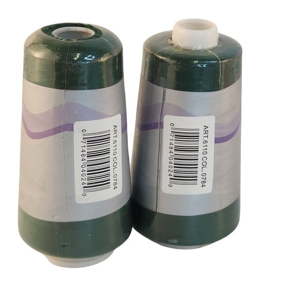 Coats SureLock Serger Thread Spools Spruce Green 100% Polyester 3000 Yards Each. - Picture 10 of 10